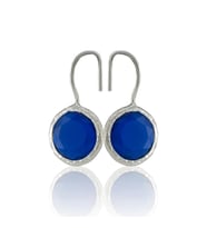 Kadir Jewellery Gümüş Kaplama Kadın Taşlı Küpe -El İşçiliği Ve Hipoalerjenik Küpe (Parlement)