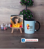 Mühendisler Günü Hediyesi Fotoğraflı Dekoratif Taş, Kupa Bardak Beyaz Hediye (Model 11)
