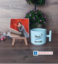 Müdür Yardımcısı Fotoğraflı Dekoratif Taş, Kupa Bardak Beyaz Hediye Öğretmenler Günü Hediyesi (Model 12)