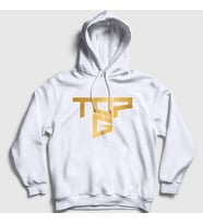 Presmono Unisex Beyaz Logo Topg Andrew Tate Kapüşonlu Sweatshirt 448793tt (Beyaz)