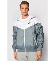 Nike Sportswear Windrunner Jacket Blue Navy Kapüşonlu Erkek Ceketi Mavi Lacivert (Beyaz)
