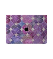 MacBook Pro Kılıf HardCase Touch Bar A1706-08 A1989 2159 2251 2289 2338 Flower04 (Açık Pembe)
