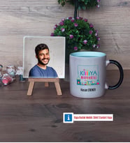 Kimya Mühendisi Fotoğraflı Dekoratif Taş, Kupa Bardak Beyaz Hediye (Model 9)