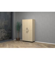 Vena Tam Kapak Ofis Dosya Dolabı 80x35x150cm (Akçaağaç Rengi )