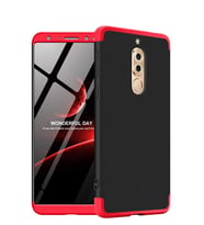 Microsonic Huawei Mate 10 Lite Kılıf Double Dip 360 Protective (Kırmızı)