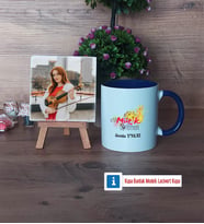 Müzik Öğretmeni Fotoğraflı Dekoratif Taş, Kupa Bardak Beyaz Hediye Öğretmenler Günü Hediyesi (Model 3)