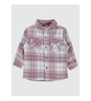 Civil Baby Kız Bebek Gömlek 6-18 Ay Somon (Lila)