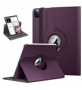 Apple iPad Pro 11 3. Nesil 2021 Kılıf 360 Dönebilen Standlı Case A2377 A2459 A23 (Mor)