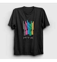 Presmono Unisex Beyaz Colors Pentatonix T-Shirt 74803tt (Siyah)