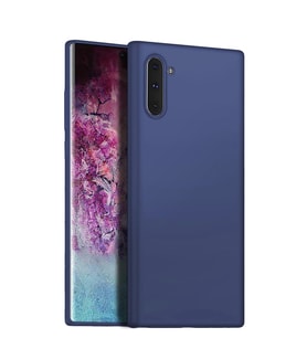 Microsonic Matte Silicone Samsung Galaxy Note 10 Kılıf (Lacivert)
