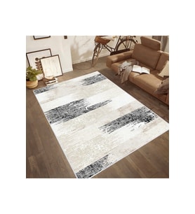 Rovigo Home Dijital Baskı Yıkanabilir Kaymaz Taban Salon Halısı RVG0547 (Kırmızı)