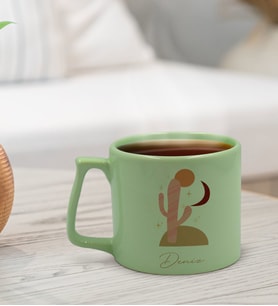 BK Gift Kişiye Özel İsimli Pastel Yeşil Middle Kupa Bardak, Arkadaşa Hediye, Ev Hediyesi, Doğum Günü Hediyesi, Ofis Hediyesi (Model 11)
