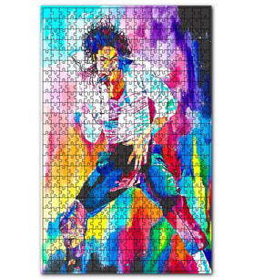 Cakapuzzle Renkli Michael jackson Şekilli Görsel Puzzle Yapboz MDF (Ahşap) (1000 Parça)