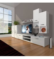 Decoraktiv Eko 6DA Mdf Dvd Tv Ünitesi Tv Sehpası (Beyaz)