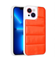 Uyumlu Model Apple iPhone 13 Kılıf Airbagli Renkli Kapak (Turuncu)