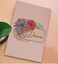 BK Gift Kişiye Özel İsimli Sert Kapaklı Pudra Pembesi Defter, Arkadaşa Hediye, Yeni İş Hediyesi, Anı Defteri, Doğum Günü Hediyesi-1 (Model 10)