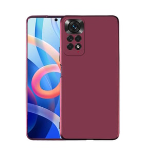 Xiaomi Redmi Note 12 Pro 4G Global Kılıf Zore Premier Silikon Kılıf (Mürdüm)