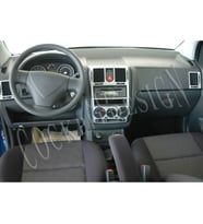 Meriç® Hyundai Getz Ön Torpido Kaplama Maun 4 Parça 2005-2010 (Alüminyum)
