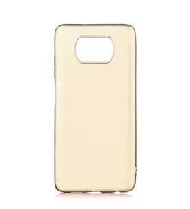 Xiaomi Poco X3 Kılıf Soft Mat Premier Case (Gold)