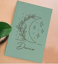 BK Gift Kişiye Özel İsimli Sert Kapaklı Su Yeşili Defter, Arkadaşa Hediye, Yeni İş Hediyesi, Anı Defteri, Doğum Günü Hediyesi-1 (Model 10)