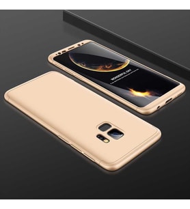 Galaxy S9 Plus Kılıf Zore Ays Full Koruma Kılıf (Gold)