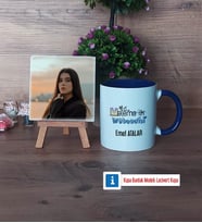 Matematik Mühendisi Fotoğraflı Dekoratif Taş, Kupa Bardak Beyaz Hediye (Model 3)