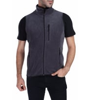Ghassy Co Erkek Çok Cepli Polar Spor Yelek 7 Renk (Antrasit)