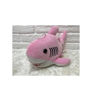 Sevimli Köpek Balığı Peluş 25 Cm - Uyku Ve Oyun Arkadaşı Peluş Oyuncak (Pembe)