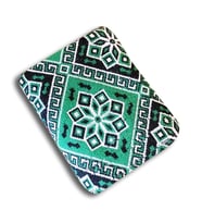 Makine dokuması Çiçekli desenli 3 Mekik Kaliteli Kalın Kilim (Yeşil)