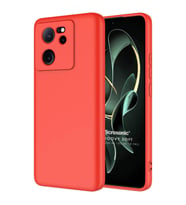 Microsonic Xiaomi Mi 13T Pro Kılıf Groovy Soft Koyu Yeşil (Kırmızı)