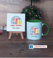 Doğum Günü Hediyesi Dekoratif Taş, Kupa Bardak Kırmızı Hediye (Model 13)