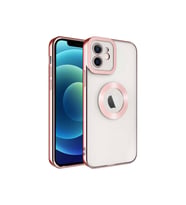 Samsung Galaxy S20 Kılıf Logo Yeri Açık Kamera Lens Korumalı Renkli Kenarlı Şeffaf Silikon (Gümüş)