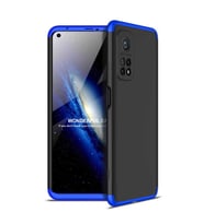 Xiaomi Mi 10T Pro 5G Kılıf Zore Ays Full Koruma Kılıf (Siyah-Mavi)