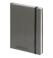 Termo Deri Gizli Spiralli Tarihsiz Defter (Füme)