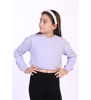 Toontoy Kız Çocuk Dreams Nakışlı Sweatshirt (Mavi)