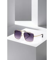 Polo Air Unisex Kristal Uv 400 Korumalı Güneş Gözlüğü PLG-2070C (Mor-Sarı)