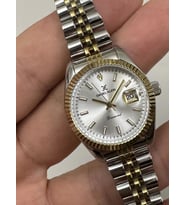 PIRLANTALI ÖZEL DİAMOND SERİSİ GOLD KASA YEŞİL KADRAN DANIEL KLEIN DKE.1.10742 SERTİFİKALI KADIN KOL SAATİ (Çok Renkli)
