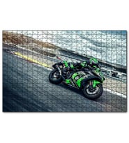 Cakapuzzle Kawasaki Ninja ZX 10 R KRT Edition  Puzzle Yapboz MDF (Ahşap) (1000 Parça)