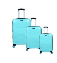 Bagacar Ultra Hafif Silikon 3lü Set Valiz Fıstık Yeşili+ETİKET HEDİYELİ! (Mint Yeşili)