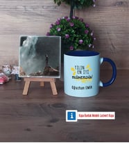 Mühendisler Günü Hediyesi Fotoğraflı Dekoratif Taş, Kupa Bardak Beyaz Hediye (Model 3)