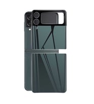 Samsung Galaxy Z Flip 3 3D Standart 2 in 1 Kamera Koruyucu (Yeşil)