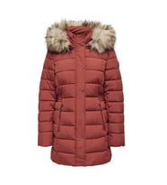 Only Onlnewluna Quilted Kadın Mont (Kiremit)
