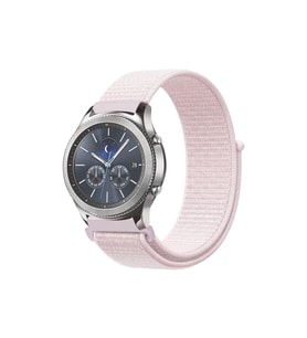 BİPOWER Huawei Watch 22mm KRD3 Hasır Kordon (Pembe-Gülkurusu )
