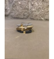 serapis accessories Makrome İpli Fimo Boncuklu Gold Detaylı Son bahar Tonları 4'lu Kadın / Kız Gold Bileklik (Çok Renkli)