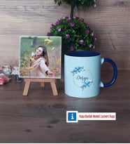 İsme Özel Doğum Günü Hediyesi Fotoğraflı Dekoratif Taş, Kupa Bardak Beyaz Hediye (Model 3)