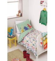 Mothercare Çift Taraflı Bebek Nevresim Takımı (Yeşil)