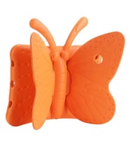 Apple iPad 10.2 2021 (9.Nesil) Butterfly Standlı Tablet Kılıf (Turuncu)