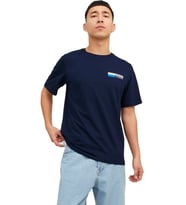 Jack & Jones Erkek Tişört 12233999 (Lacivert)