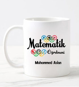 Matematik Öğretmeni  Kupa Bardağı (Beyaz)
