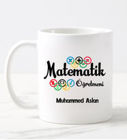 Matematik Öğretmeni  Kupa Bardağı (Beyaz)